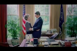 President Ronald and Nancy Reagan in the White House