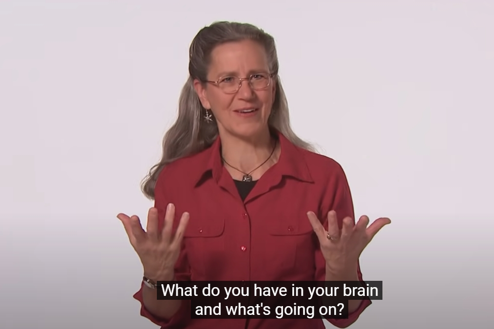 Teepa Snow explaining brain changes in dementia