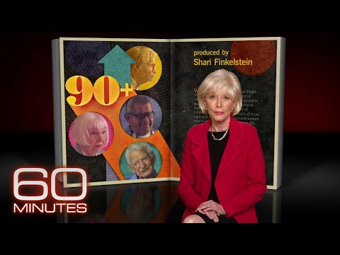 Leslie Stahl discussing the 90+ Study on 60 Minutes